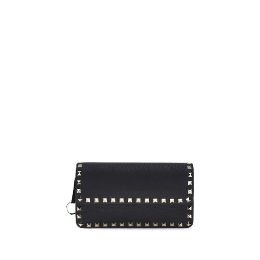 Valentino Garavani Rockstud Pochette with chain Womens Clutch Bag