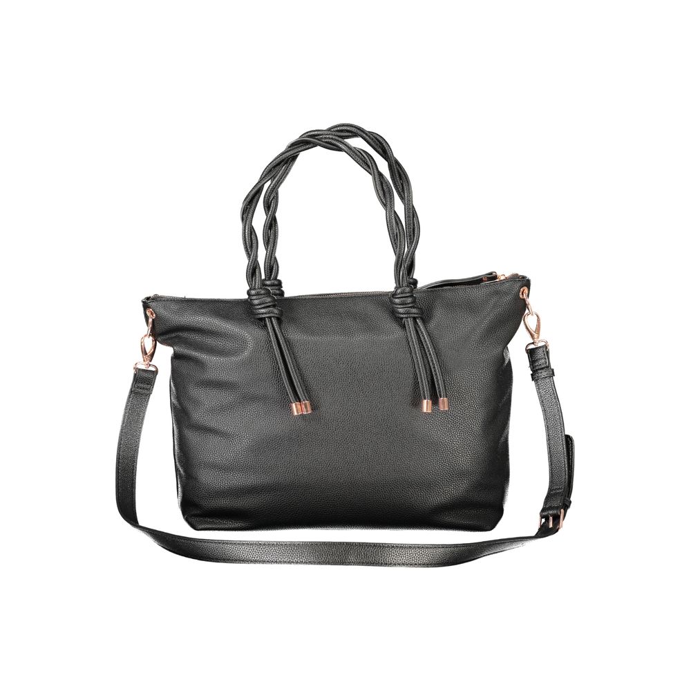 Mario Valentino Black Polyethylene Handbag