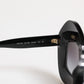 Dolce & Gabbana Black White PIED DE POULE Print Oversized Shades Sunglasses