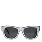 Dolce & Gabbana Pearl White Acetate Frame Domenico Shade Sunglasses