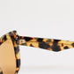 Dolce & Gabbana Black Yellow Havana Leopard Square Shades Sunglasses