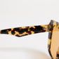 Dolce & Gabbana Black Yellow Havana Leopard Square Shades Sunglasses