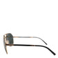 Dolce & Gabbana Gold DG2106K Pilot Frame Tinted Lens Polarized Sunglasses