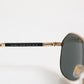 Dolce & Gabbana Gold DG2106K Pilot Frame Tinted Lens Polarized Sunglasses