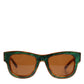 Dolce & Gabbana Green Brown Marbled Acetate DG4379-F Eyewear Sunglasses