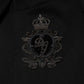 Dolce & Gabbana Black Viscose DG Crown Blazer Coat Jacket