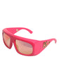 Dolce & Gabbana Pink Joy Therapy Oversized DG6178 Eyewear Sunglasses