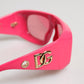 Dolce & Gabbana Pink Joy Therapy Oversized DG6178 Eyewear Sunglasses