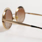 Dolce & Gabbana Gold Brown Gradient Round Frame DG2179 Eyewear Sunglasses