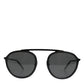 Dolce & Gabbana Black Metal Frame Round DG2276 Eyewear Shades Sunglasses