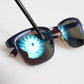 Dolce & Gabbana Black Acetate Square Polarized DG4287F Eyewear Sunglasses