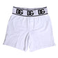 Dolce & Gabbana White Cotton Stretch Regular Boxer Underwear