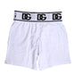 Dolce & Gabbana White Cotton Stretch Regular Boxer Underwear