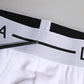 Dolce & Gabbana White Cotton Stretch Regular Brief Underwear