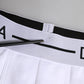 Dolce & Gabbana White Cotton Stretch Regular Boxer Underwear