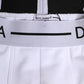 Dolce & Gabbana White Cotton Stretch Regular Boxer Underwear