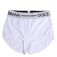 Dolce & Gabbana White Nylon Logo Waistband Boxer Brief Underwear