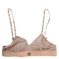 Dolce & Gabbana Powder Pink Nylon DG Logo Non Wire Bra Underwear