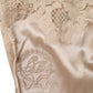 Dolce & Gabbana Beige Lace Silk Satin Tank Lingerie Underwear