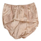 Dolce & Gabbana Beige Silk Lace High Waist Bikini Panty Underwear