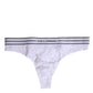 Dolce & Gabbana White Nylon Floral Lace Bottom Panty Underwear