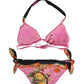 Dolce & Gabbana Pink Printed Swimsuit 2 Piece Top Bottom Swimwear