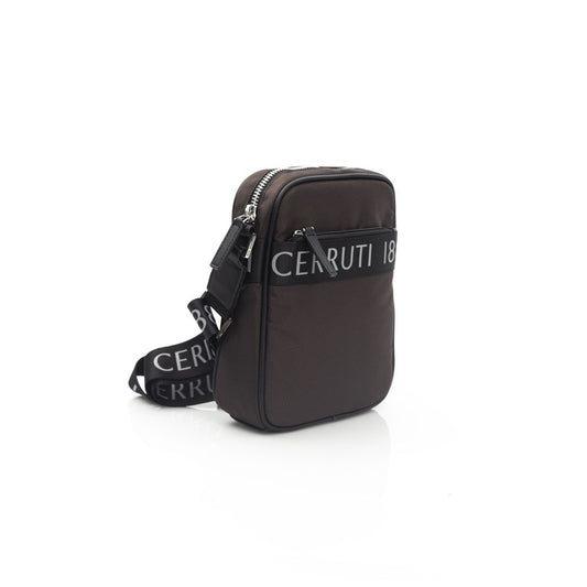 Cerruti 1881 Brown Leather Women Crossbody Bag