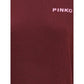 PINKO Bordeaux Wool Sweatshirt