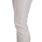 Dolce & Gabbana Elegant White Cotton Blend Trousers