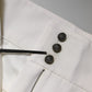 Dolce & Gabbana White Wool High Waist Tapered Pants