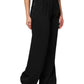 Dolce & Gabbana Black Wool High Waist Wide Leg Pants