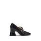 Chloé Black Calf Leather Bos Taurus High Heel Pumps