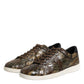 Dolce & Gabbana Brown Exotic Leather Low Top Sneakers Shoes