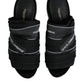Dolce & Gabbana Black Slides Slip On Sandals Shoes