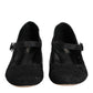 Dolce & Gabbana Black Vally Taormina Floral Lace Pumps Shoes
