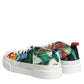 Dolce & Gabbana Multicolor Patchwork Low Top Sneakers Shoes