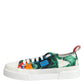 Dolce & Gabbana Multicolor Patchwork Low Top Sneakers Shoes