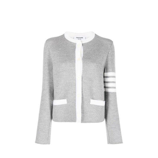 Thom Browne 4- Bar Wool Cardigan