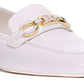 Stuart Weitzman Signature Square Leather Loafers