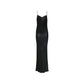 Saint Laurent Satin Long Dress