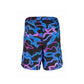 Valentino Neon-Print Swim Shorts