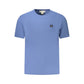 Calvin Klein Blue Cotton Men T-Shirt Mens T-Shirt