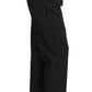 Dolce & Gabbana Elegant Black Pinstripe Dress Pants