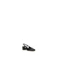 Jimmy Choo Black Calf Leather Bos Taurus Mid Heel Pumps