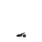 Jimmy Choo Black Calf Leather Bos Taurus Mid Heel Pumps