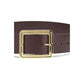 Etro Brown Calf Leather Bos Taurus Regular Belt