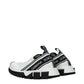 Dolce & Gabbana White Fabric Chunky Sneakers