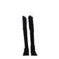 Stuart Weitzman Black Leather Over The Knee