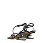 Fendi Multicolor Leather Sandals
