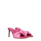 Jacquemus Pink Leather Stiletto Heel Sandals